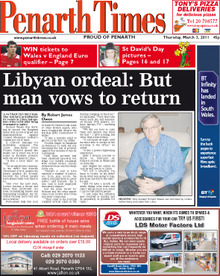 Penarth times front cover